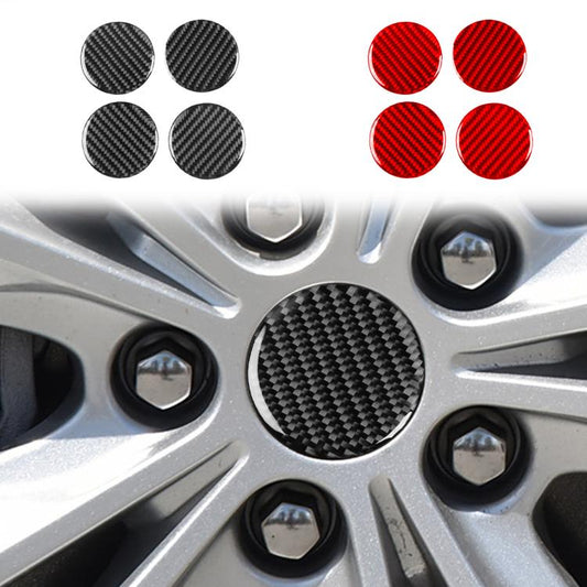 For Chevrolet Malibu 2016-2024 4pcs /Set Left-hand Drive Wheel Hub Sticker(Red) - Car Interior Mouldings by buy2fix | Online Shopping UK | buy2fix