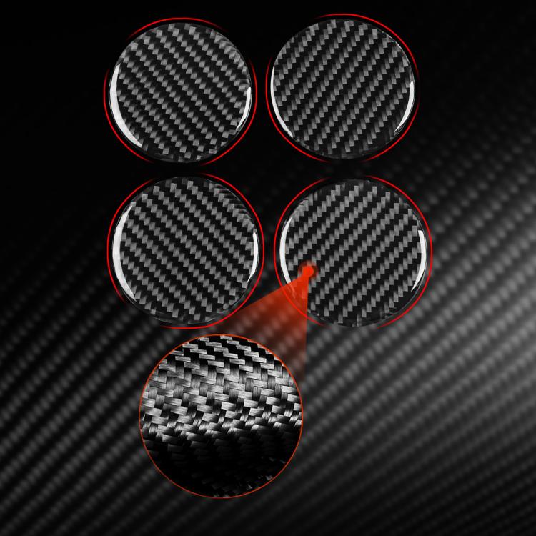 For Chevrolet Malibu 2016-2024 4pcs /Set Left-hand Drive Wheel Hub Sticker(Red) - Car Interior Mouldings by buy2fix | Online Shopping UK | buy2fix