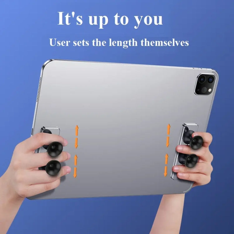 1pair Tablet Game Handle Grip Stand Holder Length Adjustable Silicone Controller - Controller Gamepad by buy2fix | Online Shopping UK | buy2fix