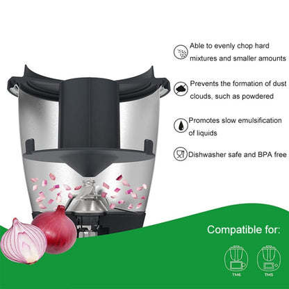 For Thermomix TM5 / TM6 Kitchen Machine Anti-Splash Protective Cover Crushing Mixing Cap(Grey) - Food Disposer Parts by buy2fix | Online Shopping UK | buy2fix