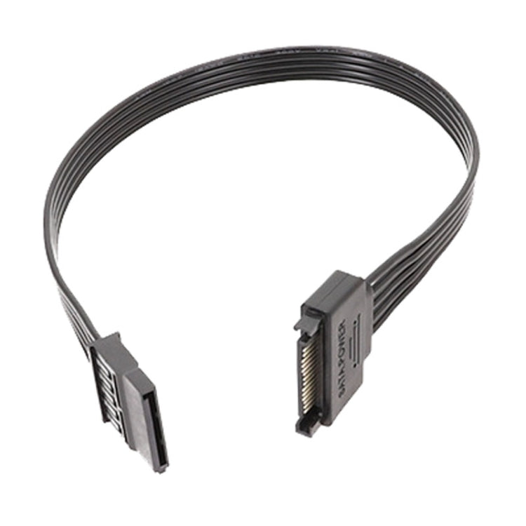 60cm Power Supply SATA 15Pin Male And Female Extension Cable Durable Hard Disk Drive Power Connection Cables by buy2fix