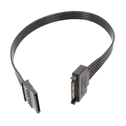 60cm Power Supply SATA 15Pin Male And Female Extension Cable Durable Hard Disk Drive Power Connection Cables by buy2fix