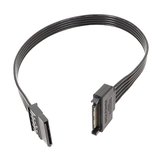 60cm Power Supply SATA 15Pin Male And Female Extension Cable Durable Hard Disk Drive Power Connection Cables by buy2fix