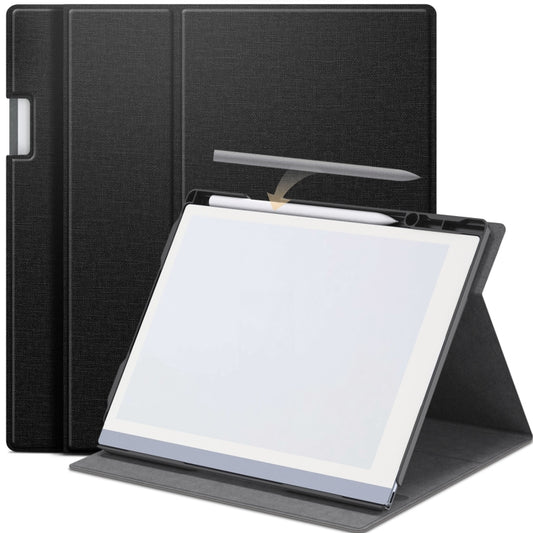 For ReMarkable 2 10.3 Inch 2020 Paper Tablet Case Multi-Viewing Adjustable Folding Book Folio Cover(Black) - Others by buy2fix | Online Shopping UK | buy2fix