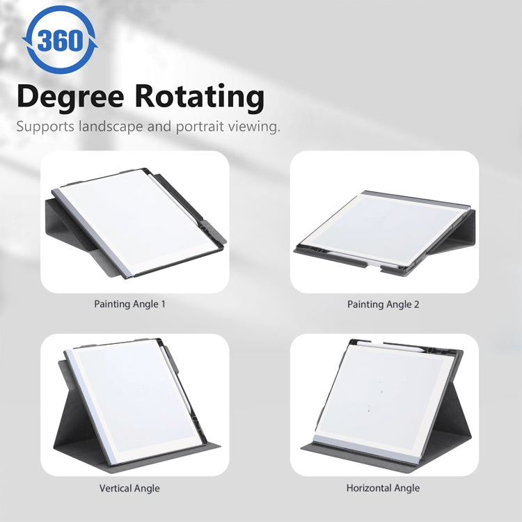 For ReMarkable 2 10.3 Inch 2020 Paper Tablet Case Multi-Viewing Adjustable Folding Book Folio Cover(Grey) - Others by buy2fix | Online Shopping UK | buy2fix