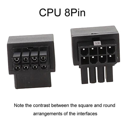 Positive Bend A Type Motherboard CPU 8Pin Power Steering Connector Interface Steering Header 90 Degree Adaptor by buy2fix
