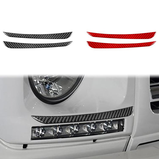 For Mercedes-Benz G-Class W463 2pcs /Set Eyebrow Sticker(Red) - Car Interior Mouldings by buy2fix | Online Shopping UK | buy2fix