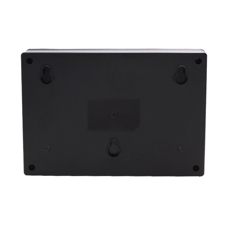 Fingerprint Recognition Voice Broadcast Smart Report Generation Attendance Machine, Model: Black EU Plug by buy2fix