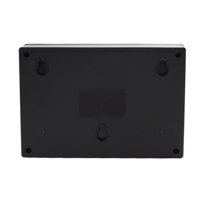 Fingerprint Recognition Voice Broadcast Smart Report Generation Attendance Machine, Model: Black EU Plug by buy2fix