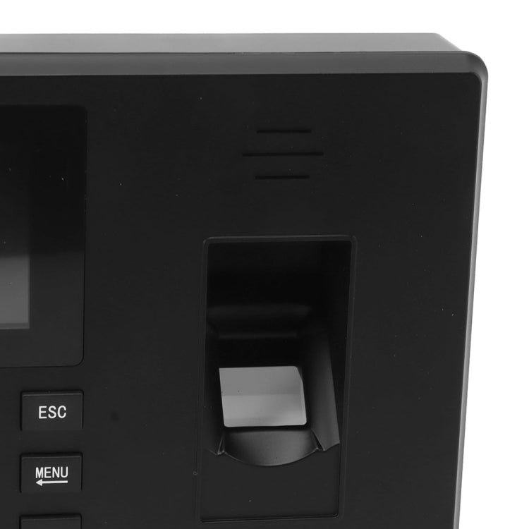 Fingerprint Recognition Voice Broadcast Smart Report Generation Attendance Machine, Model: Black EU Plug by buy2fix