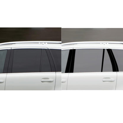 For 2003-2014 Volvo XC90 10pcs /Set Universal B-pillar Decorative Sticker for Left and Right Drive(Black) - Car Interior Mouldings by buy2fix | Online Shopping UK | buy2fix