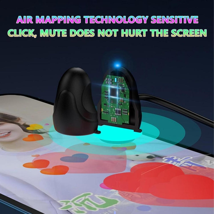 G50 Screen Tapper Cell Phone Tapper Live Streaming Aid Mute Analog Finger Tapping, Specification: 1 Drag 4 - Other Accessories by buy2fix | Online Shopping UK | buy2fix
