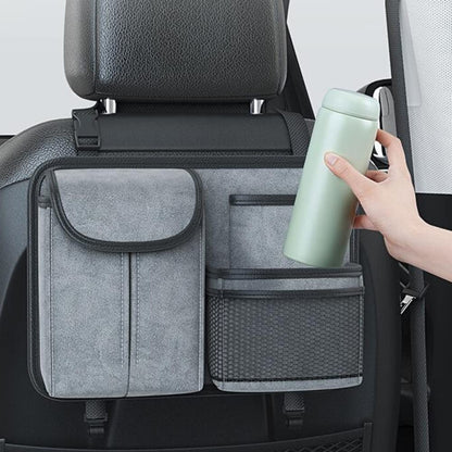 Car Seat Back Organizer Multifunctional Storage Bag Decorative Products(Black) by buy2fix