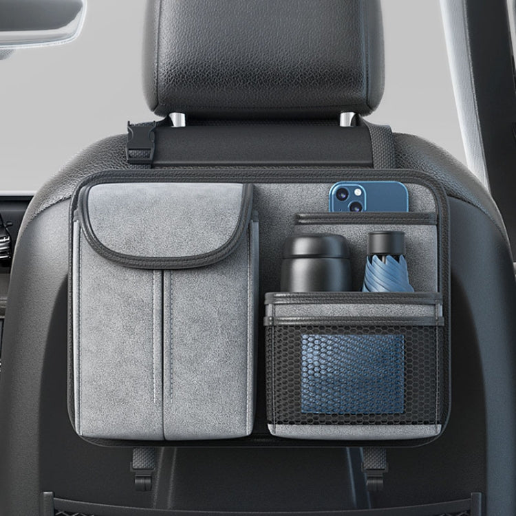 Car Seat Back Organizer Multifunctional Storage Bag Decorative Products(Black) by buy2fix