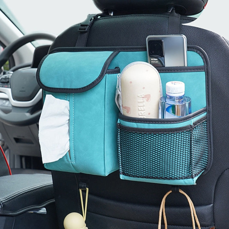 Car Seat Back Organizer Multifunctional Storage Bag Decorative Products(Brown) by buy2fix