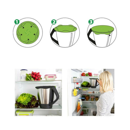 For Thermomix TM31 TM5 TM6 Silicone Lid Pot Sealing Food Storage Covers - Food Disposer Parts by buy2fix | Online Shopping UK | buy2fix
