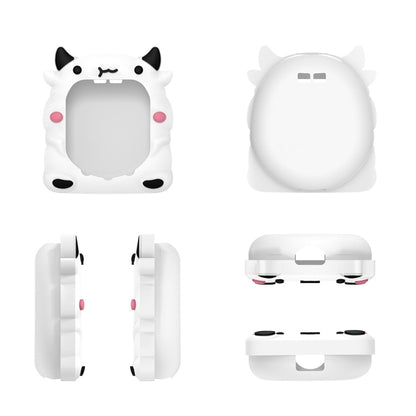 For Tamagotchi Uni (2023) Pet Game Console Silicone Protective Case(White Cow) - Cases by buy2fix | Online Shopping UK | buy2fix
