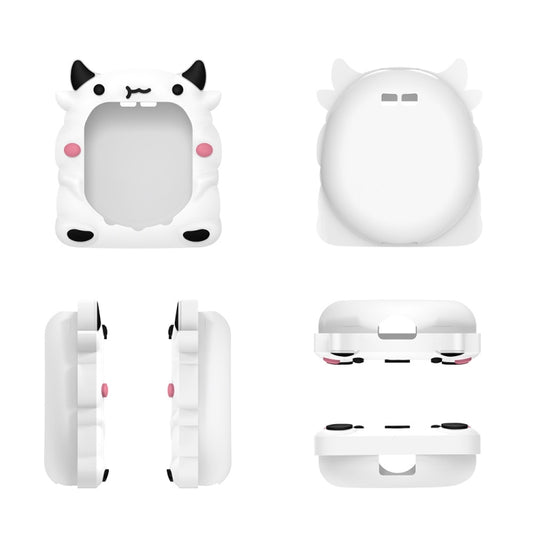 For Tamagotchi Uni (2023) Pet Game Console Silicone Protective Case(White Cow) - Cases by buy2fix | Online Shopping UK | buy2fix