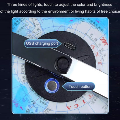 High Definition Teaching 3D Intelligent Suspended Globe(30cm Charging Model with Light) by buy2fix