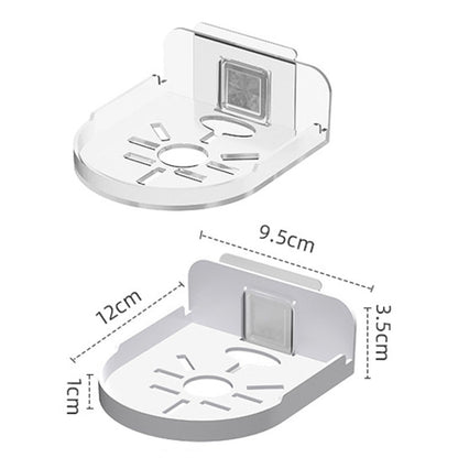 Traceless Wall Mounted Camera Bracket Home No-Punch Surveillance Rack Router Shelf(White) by buy2fix