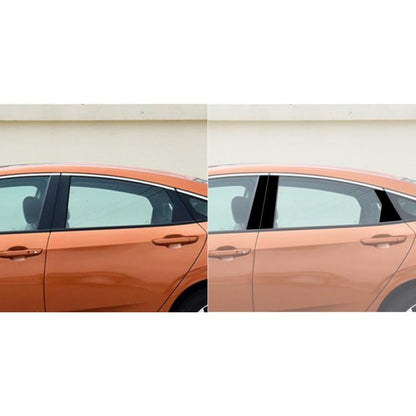 For 2016-2019 Honda Civic 6pcs /Set Universal B-Pillar Decorative Sticker For Left And Right Drive(Black) - Car Interior Mouldings by buy2fix | Online Shopping UK | buy2fix