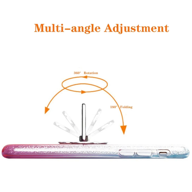 Metal Cell Phone Finger Ring Holder Rotatable Desktop Phone Stand, Color: 4 Leaf Grass Oxidation Rose Golden - Ring Holder by buy2fix | Online Shopping UK | buy2fix