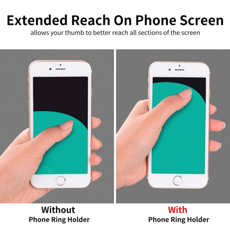 Metal Cell Phone Finger Ring Holder Rotatable Desktop Phone Stand, Color: 5 Leaf Flower Oxidation Rose Golden - Ring Holder by buy2fix | Online Shopping UK | buy2fix