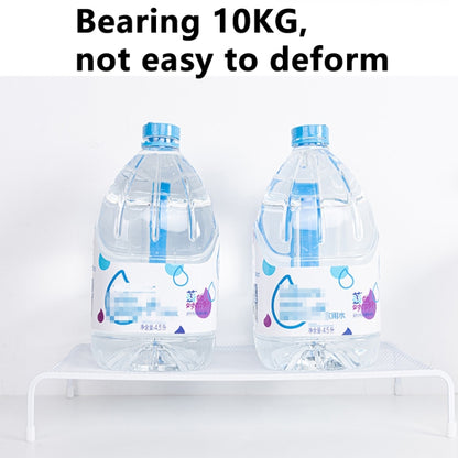 Computer Monitor Elevated Bracket Desk Wrought Iron Rack Organizer, Spec: Double Layer Split by buy2fix