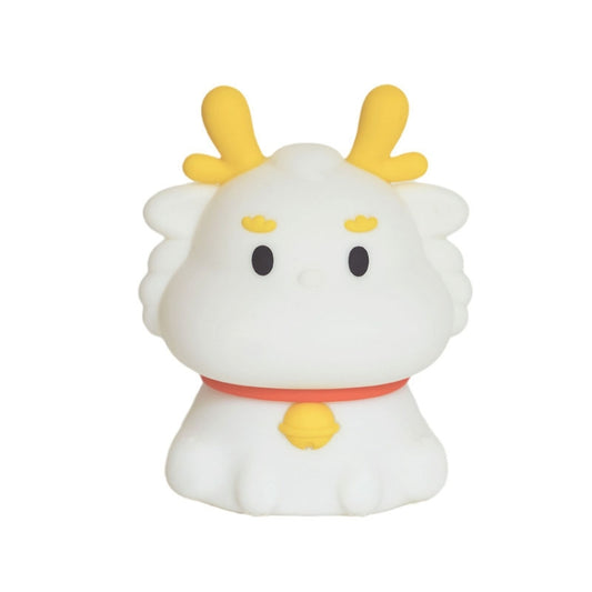 Dragon Silicone Sleeping Night Light Childrens Gift USB Rechargeable Ambient Lantern, Style: Pat Model(Colorful+Warm Yellow Light) by buy2fix