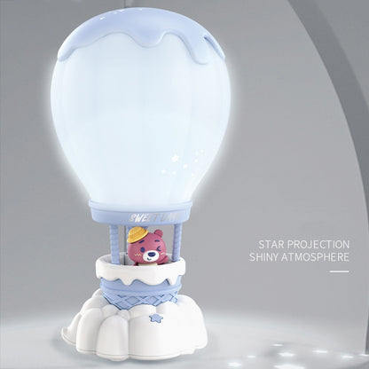 Cartoon Balloon Shape USB Charging Eye Protection LED Night Light Bedroom Reading Table Lamp, Color: Pink by buy2fix