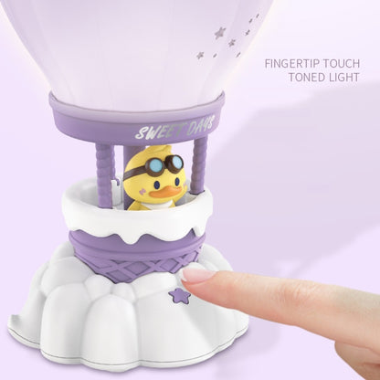 Cartoon Balloon Shape USB Charging Eye Protection LED Night Light Bedroom Reading Table Lamp, Color: Pink by buy2fix