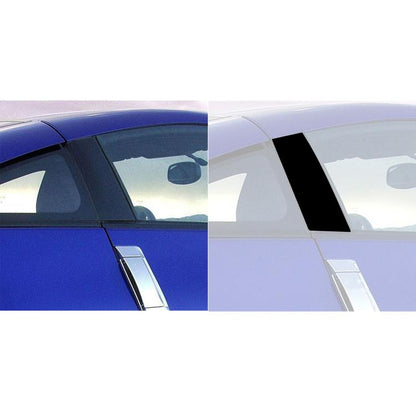 For 2003-2009 Nissan 350z 2pcs /Set Universal B-pillar Decoration Sticker for Left and Right Drive(Black) - Car Interior Mouldings by buy2fix | Online Shopping UK | buy2fix