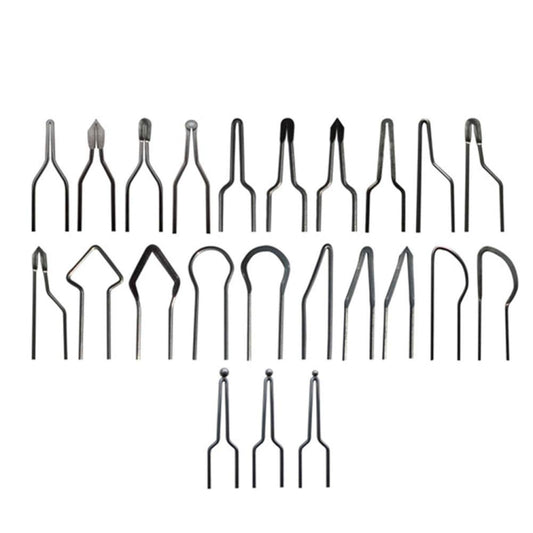 23 In 1 1mm Diameter Wood Burning Wire Nibs for High Impedance Pyrography Machine Accessory by buy2fix