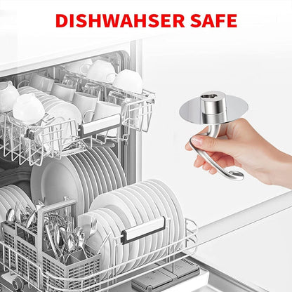 For KitchenAid Stand Mixer 4.5-5QT Stainless Steel Dough Hook Kitchen Machine Accessories - Food Disposer Parts by buy2fix | Online Shopping UK | buy2fix