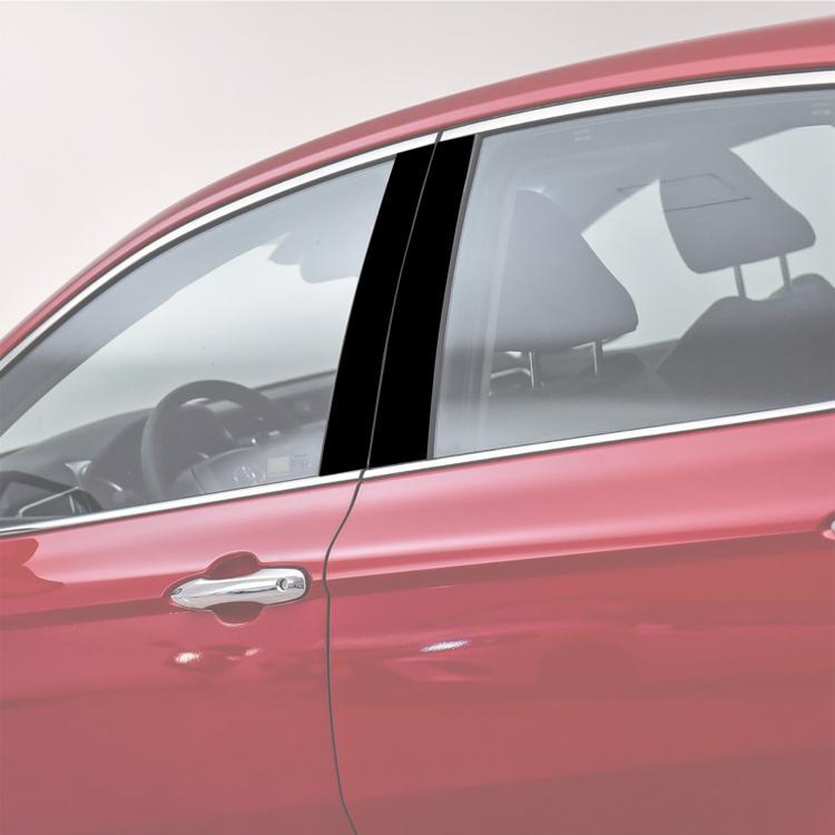 For 2018-2020 Toyota Camry 8pcs /Set Universal B-Pillar Decorative Sticker For Left And Right Drive(Black) - Car Interior Mouldings by buy2fix | Online Shopping UK | buy2fix