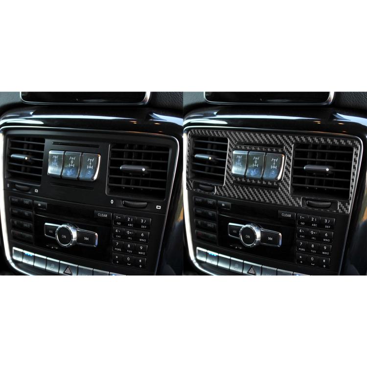 For Mercedes-Benz G-Class W463 Middle Air Vent Decorative Sticker(Red) - Car Interior Mouldings by buy2fix | Online Shopping UK | buy2fix