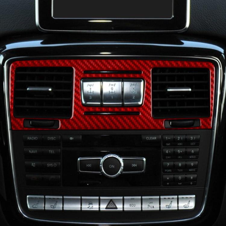For Mercedes-Benz G-Class W463 Middle Air Vent Decorative Sticker(Red) - Car Interior Mouldings by buy2fix | Online Shopping UK | buy2fix