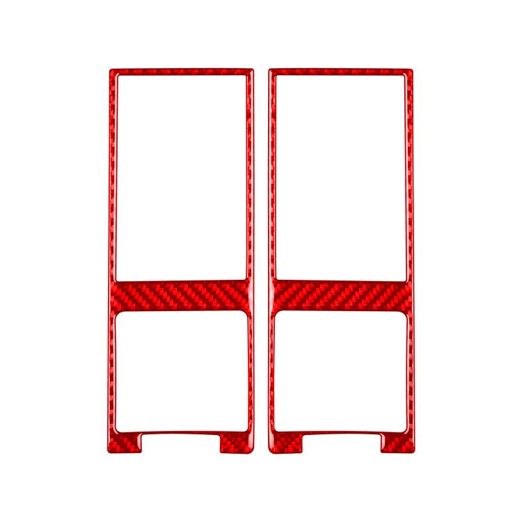 For Mercedes-Benz G-Class W463 2pcs /Set Both Sides Air Vent Decoration Stickers(Red) - Car Interior Mouldings by buy2fix | Online Shopping UK | buy2fix