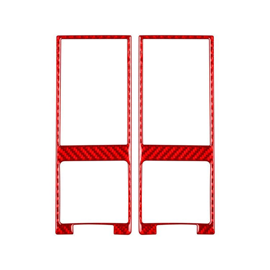 For Mercedes-Benz G-Class W463 2pcs /Set Both Sides Air Vent Decoration Stickers(Red) - Car Interior Mouldings by buy2fix | Online Shopping UK | buy2fix