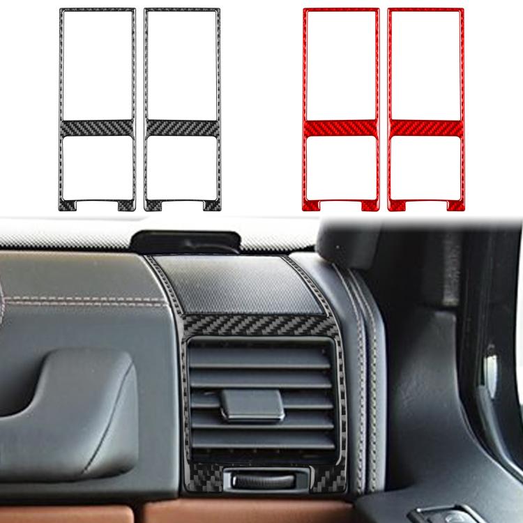 For Mercedes-Benz G-Class W463 2pcs /Set Both Sides Air Vent Decoration Stickers(Black) - Car Interior Mouldings by buy2fix | Online Shopping UK | buy2fix