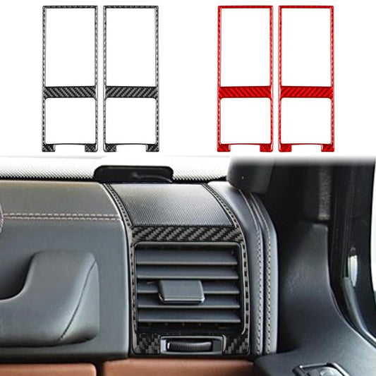 For Mercedes-Benz G-Class W463 2pcs /Set Both Sides Air Vent Decoration Stickers(Black) - Car Interior Mouldings by buy2fix | Online Shopping UK | buy2fix