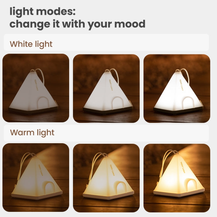 ZAY-L05 Tent-Shape USB Charging Timer Night Light Wild Camping Atmosphere Light(Green) by buy2fix