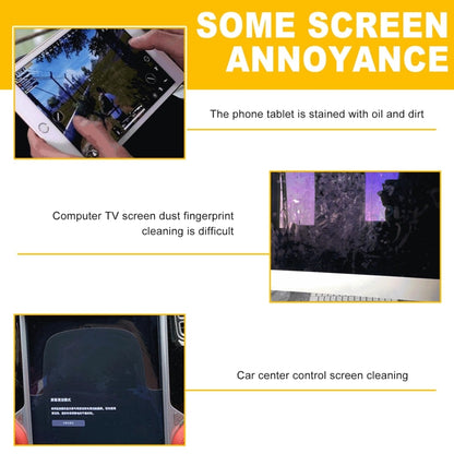 Microfiber Laptop Screen Cleaning Towel For LCD, Phone, Car Screen(Square) by buy2fix