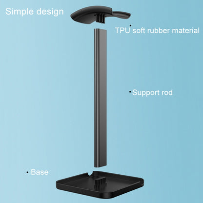 Desktop Headphone Holder Cell Phone Tablet Stand(White) by buy2fix