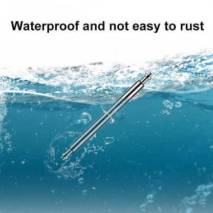 100pcs /Set 304 Stainless Steel Strap Connecting Rod Strap Switch Lugs, Spec: Double (1.8x21mm) - Watch Parts & Tools by buy2fix | Online Shopping UK | buy2fix