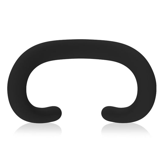 For Apple Vision Pro Silicone Eye Mask Sweatproof Dustproof Replaceable Silicone Case(Black)