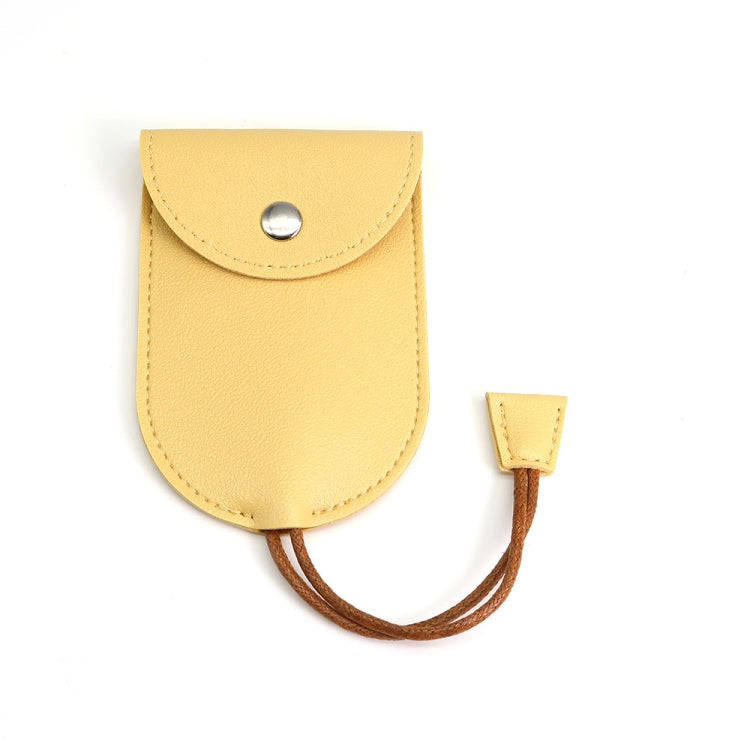 Pull-out Personalized Ladies Car Key Bag Portable Large Capacity Storage Key Cover, Color: Yellow With Seal by buy2fix