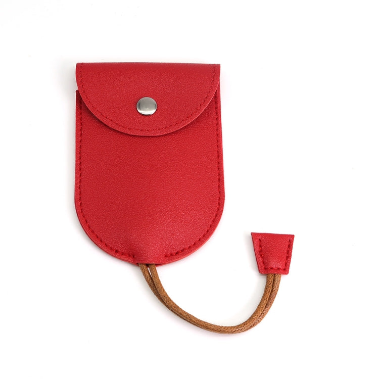 Pull-out Personalized Ladies Car Key Bag Portable Large Capacity Storage Key Cover, Color: Red With Seal by buy2fix