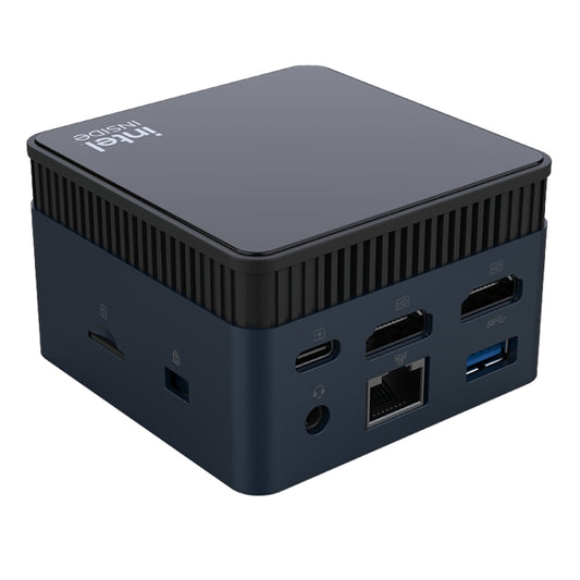 N100/DDR5 12th AlderLake-N100 Dual 4K60Hz Office And Home Mini PC, Spec: 12G+128G /UK Plug by buy2fix