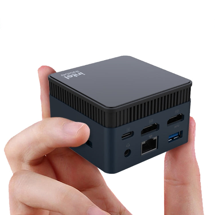 N100/DDR5 12th AlderLake-N100 Dual 4K60Hz Office And Home Mini PC, Spec: 12G+0 /EU Plug by buy2fix